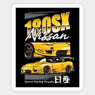 Nissan 180SX Retro Car Sticker